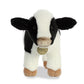 Aurora Adorable Miyoni Tots Holstein Calf Stuffed Animal - Lifelike Detail - Cherished Companionship - White 11 Inches