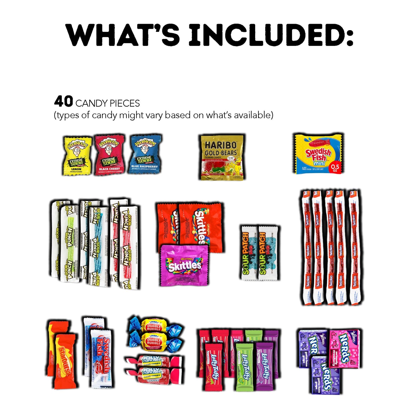 CRAVEBOX 110ct Snack Box Snacks Variety Pack for Adults - Gift Basket - Halloween - College Back to School