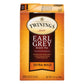 Twinings Earl Grey Extra Bold Individually Wrapped Black Tea Bags, 20 Count Pack Of 6, Caffeinated, Flavoured With Citrus And Bergamot