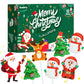 Auebriy Christmas Lollipops Suckers, 12 Count Fruit Flavored Christmas Candy Individually Wrapped Bulk With Gift Box, Snowman Candies, Holiday Themed Candy Gift Stocking Stuffers, Party Favors