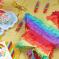 Rainbow Twisty Lollipops - 24 Unicorn Suckers Individually Wrapped Bulk - Great For Candy Buffet - Baby Shower - Birthday Party