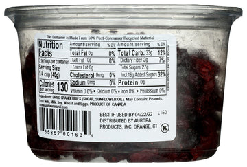 Aurora Natural Deluxe Whole Cranberries