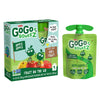 Gogo Squeez Applesauce, Apple Apple, 3.2 Ounce (4 Pouches), Gluten Free, Vegan Friendly, Unsweetened Applesauce, Recloseable, Bp