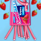 SweeTARTS Soft & Chewy Ropes Candy, Tangy Strawberry Flavor, 9oz Pink Pouch - Perfect Sweet Treat for Candy Lovers