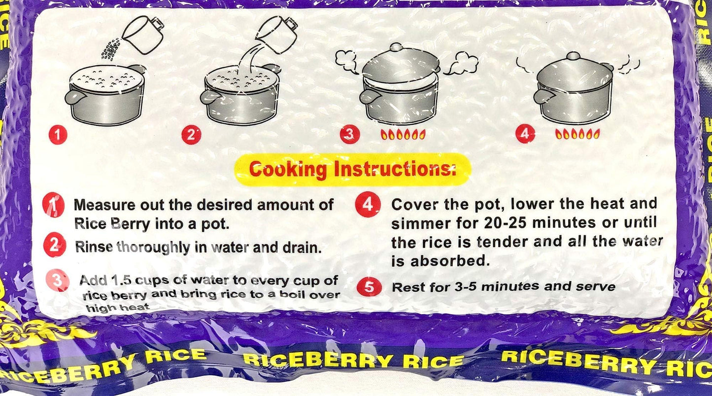 Asian Best Riceberry Rice, 5 Lb