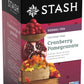 Stash Cranberry Pomegranate Herbal Tea - Caffeine Free, Non-GMO, 18 Count (Pack of 6) - 108 Bags Total