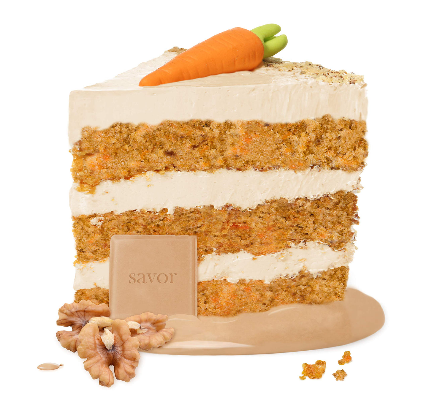 Chuao Chocolatier Carrot Cake White Chocolate Bars | Gourmet Caramel Chocolate Artisan European No Preservatives | For Gift Bask
