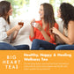 Big Heart Tea Co. Turmeric Ginger Tea Bags - Organic Herbal Blend - 50 Pack