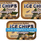 Ice Chips Xylitol Candy Tins (Ginger, 3 Pack) - Includes Band As Shown