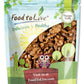 Food To Live - California Walnuts, 2.5 Pounds Halves & Pieces, Raw, Unsalted, Shelled, Kosher, Vegan, Sirtfood, Bulk. Rich In Omega-3 Fatty Acids, Protein