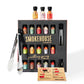 Thoughtfully BBQ Grilling Spices Set with Tongs, Magnet, Seasoning Rubs, 0.61 Ounce (Pack of 16)