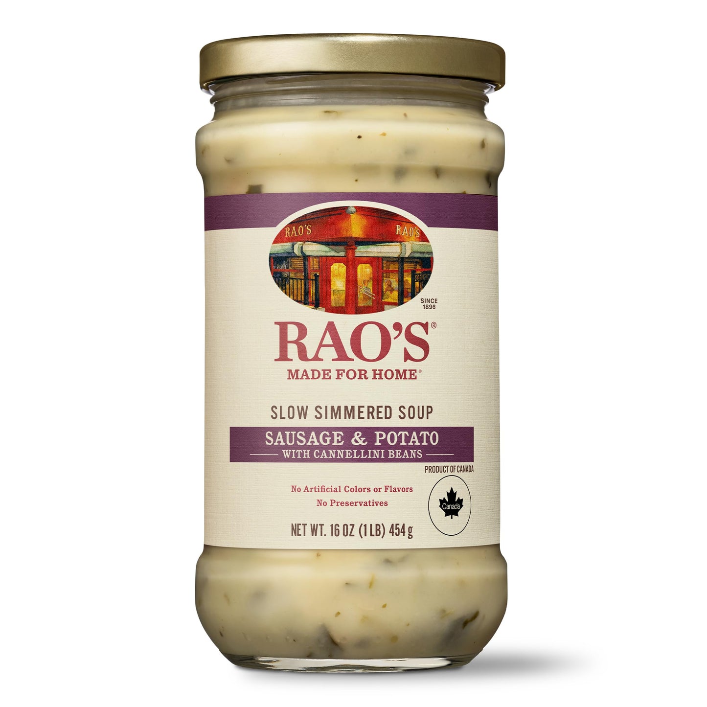 Raos Italian Sausage & Potato With Cannellini Beans Soup, 16 Ounce (Pack of 6)