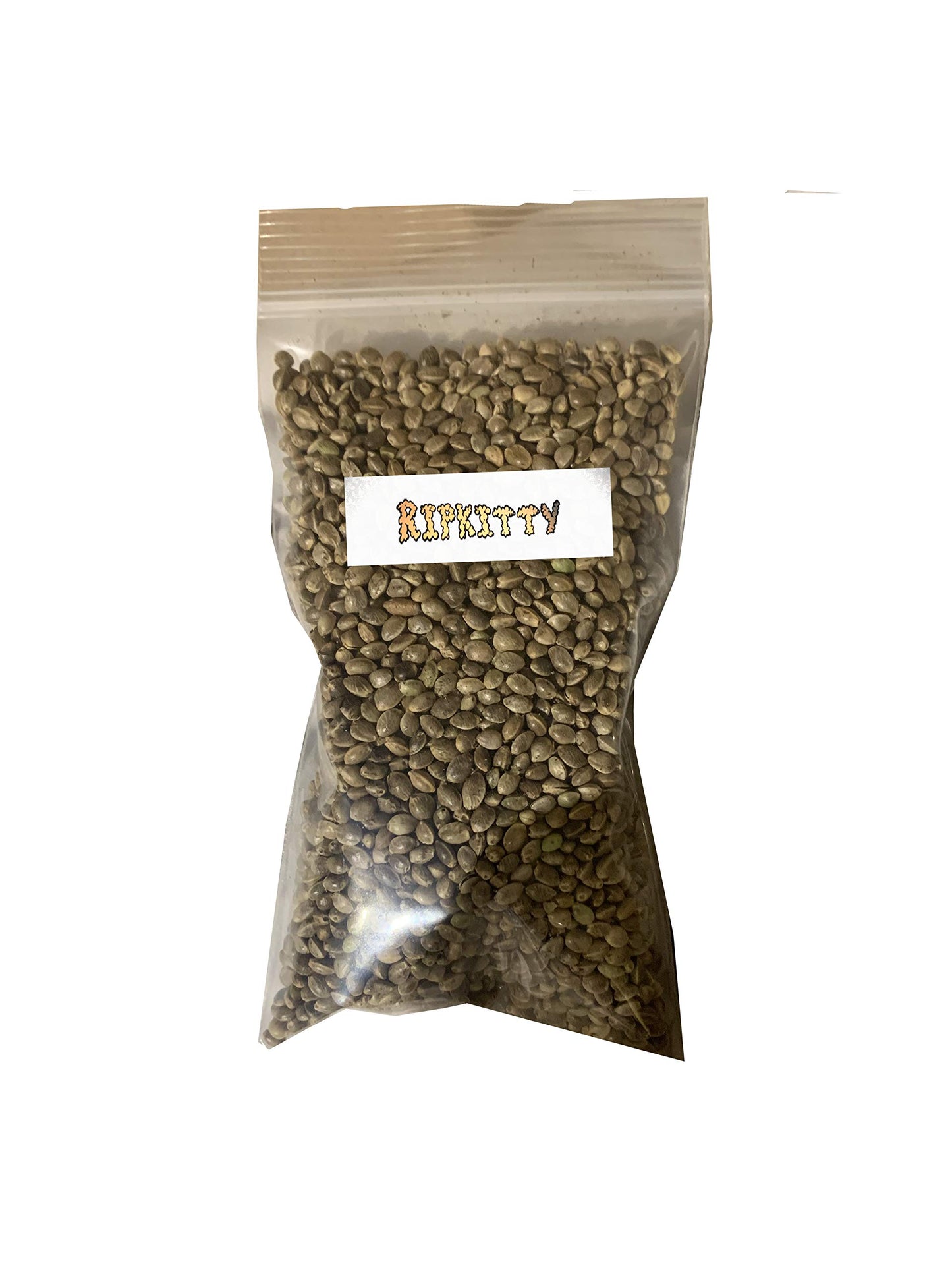 Ripkitty Premium Whole Raw Hemp Seeds, Organic, Kosher, Vegan, Allergen-Free, 20g
