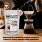 Blackout Coffee Co. Ground Coffee, Medium Roast, Amaretto & Irish Cream Flavors, 12 oz Pouch
