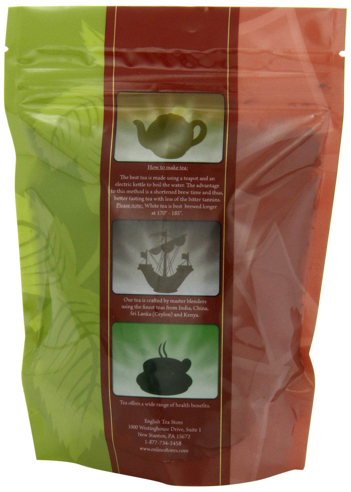 English Tea Store Loose Leaf Black Tea Pouches, Lapsang Souchong, 4 Ounce