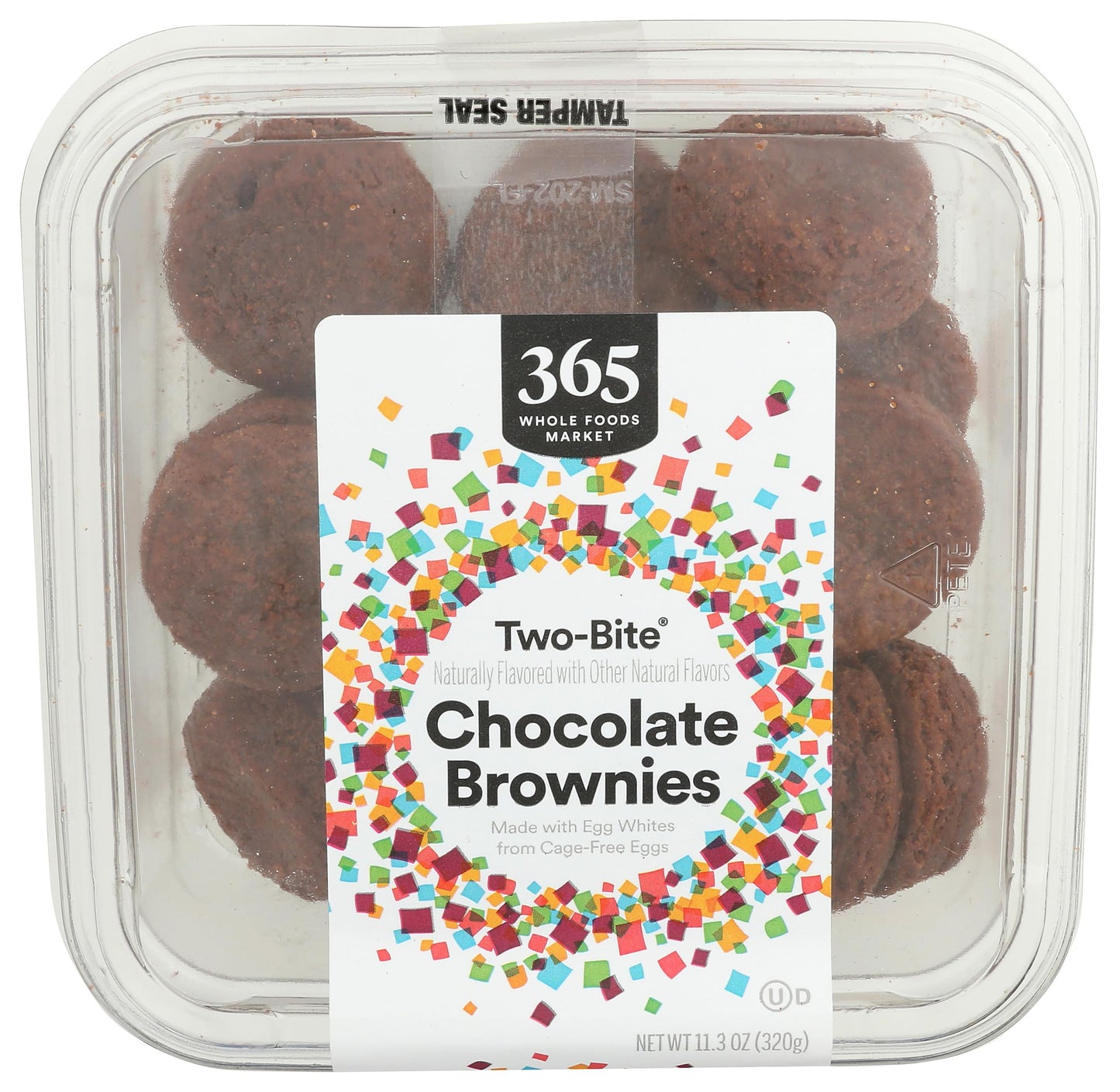 365 Everyday Value, Two-bite Chocolate Brownies, 11.3 OZ (Frozen)
