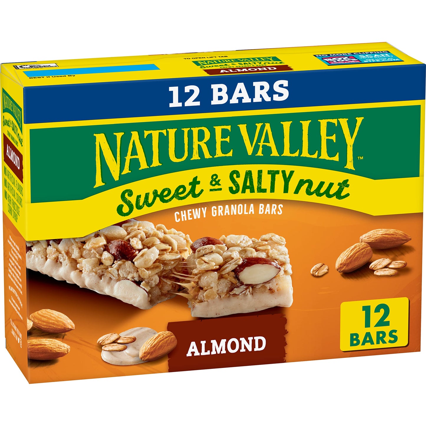 Nature Valley Granola Bars, Sweet and Salty Nut, Almond, 12 Count, 14.4 OZ