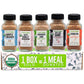 Freshjax Organic Cocktail Seasoning Gift Set – 5 Spice Samplers For Mocktails, Drinks & Grilling – Non-Gmo, Gluten-Free, Keto – Gourmet Spice Gift Box For Men, Bartenders & Home Entertaining
