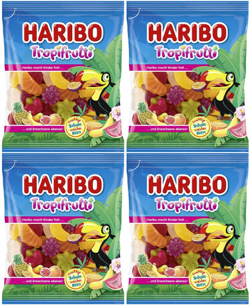 Haribo Tropifrutti Gummy Candy 4-Pack (4 x 175g)