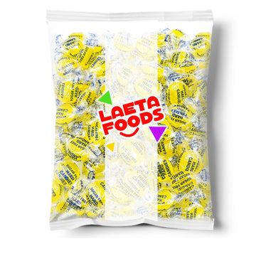 Laetafood Arcor Sugar-Free Lemon Hard Candy, Individually Wrapped (1 Pound Bag - Approx. 75 Count)