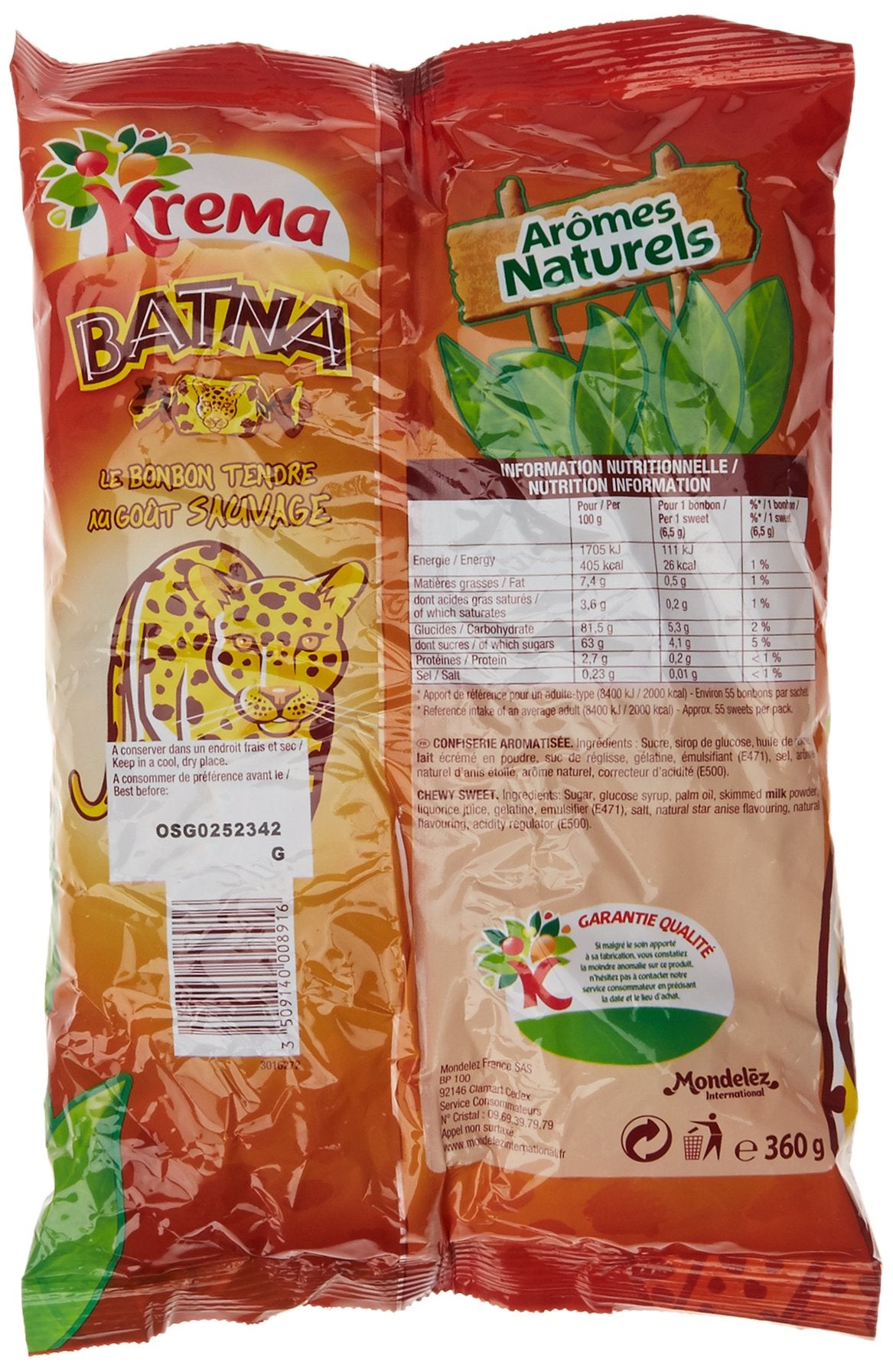 Krema Batna - French Soft Anise And Licorice Flavored Candies - 5.3 Oz