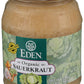 Eden Organic Sauerkraut, 32 Oz Glass Jar, Fine Cut