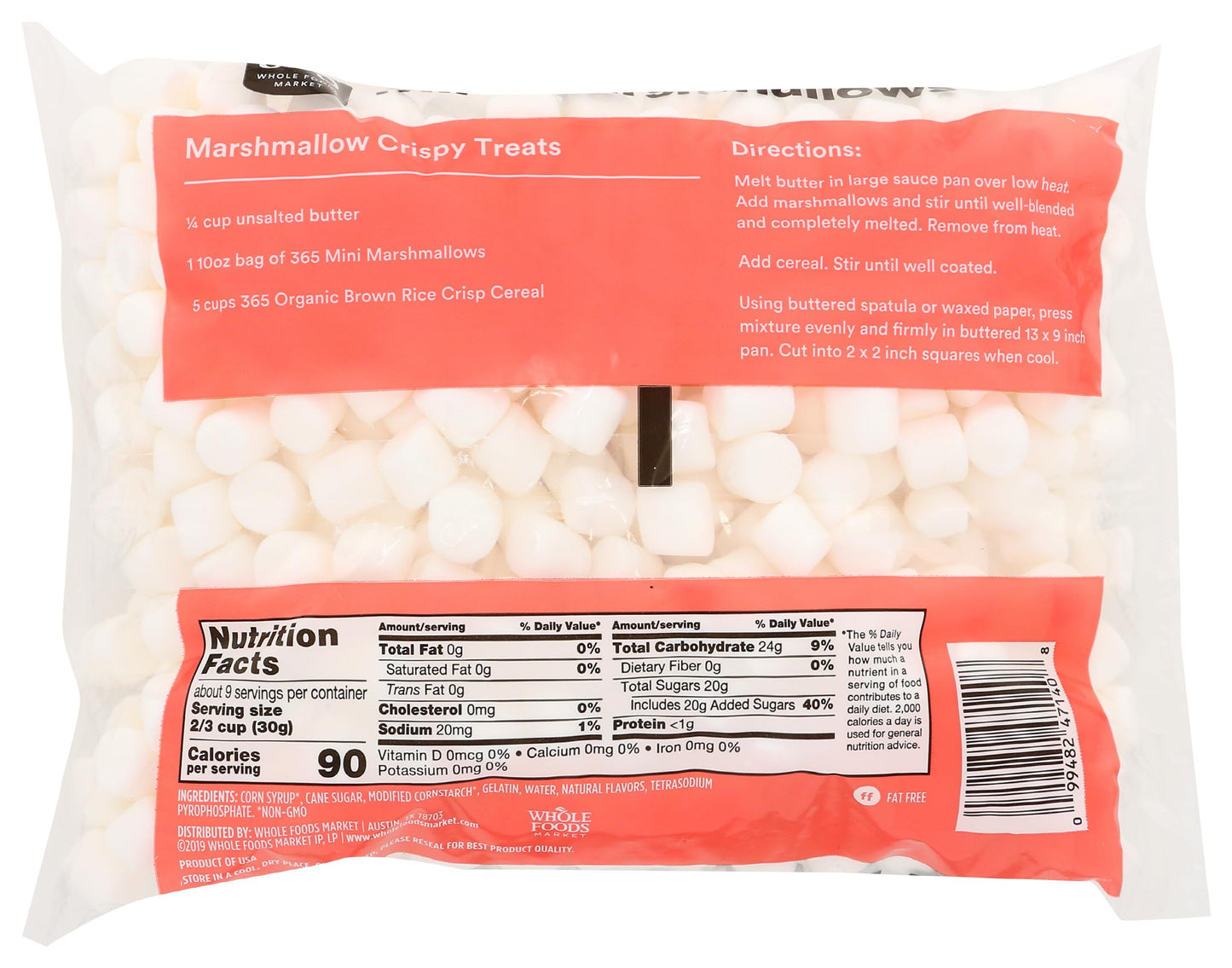 365 By Whole Foods Market, Mini Marshmallows, 10 Ounce