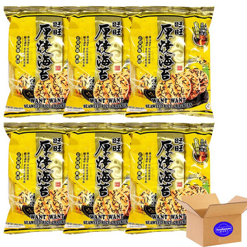 Seaweed Crispy Rice Cracker 3.6oz/102g pack of 6