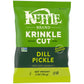 Kettle Brand Potato Chips, Krinkle Cut, Dill Pickle Kettle Chips, Snack Bag 2 Oz (Pack of 6)