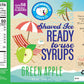 Hypothermias Shaved Ice & Snow Cone Syrup - Quart (32 Fl. Oz) - Green Apple - Made With Non-Gmo 100% Pure Cane Sugar, No Corn Sy