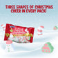 Colombina Sweet Christmas Marshmallows, Assorted Vanilla Bean, 5.1oz, Pack of 1