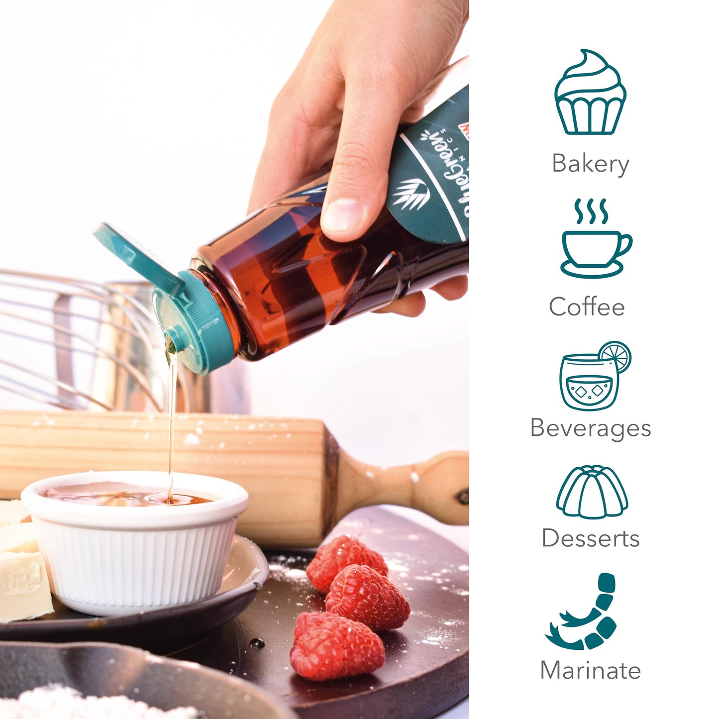 BLUE GREEN ORGANICS, Agave syrup, Gluten free, Vegan, Low Carb, Organic, Sweetener, cakes, coffees, pancakes or any baked good,