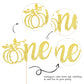 1 Pcs Pumpkin One Cake Topper Glitter Fall Theme Pumpkin 1St Birthday Cake Pick Decorations For Baby Shower First Birthday Thank