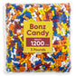 Bone Shaped Bonz Candy - Approx 1200 Bone Candy For Kids - 3 Pound Of Bulk Vending Candy - Dog Bonz Candy