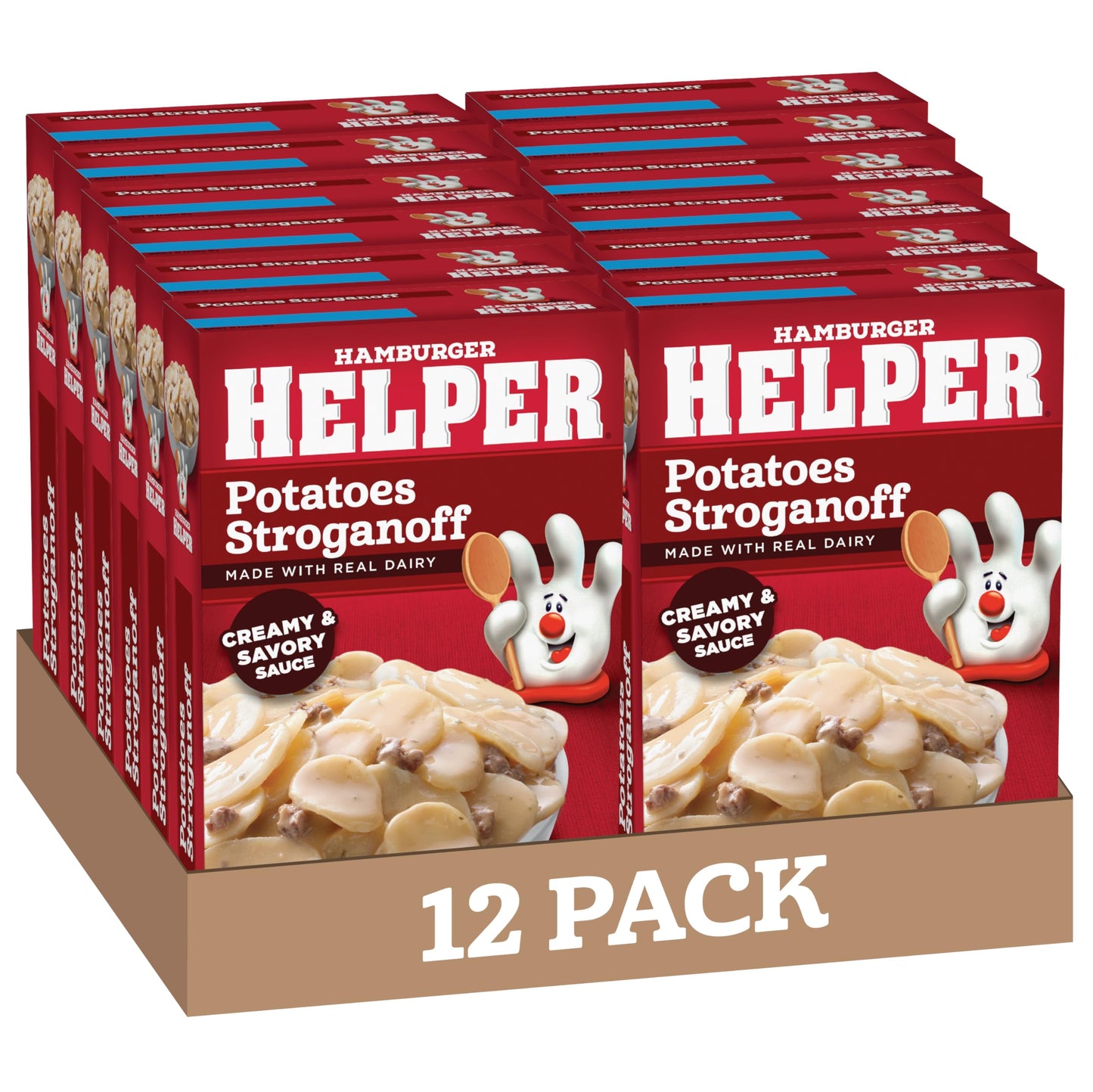 Hamburger Helper Potatoes Stroganoff, 5.0 Ounces, 12 Per Case