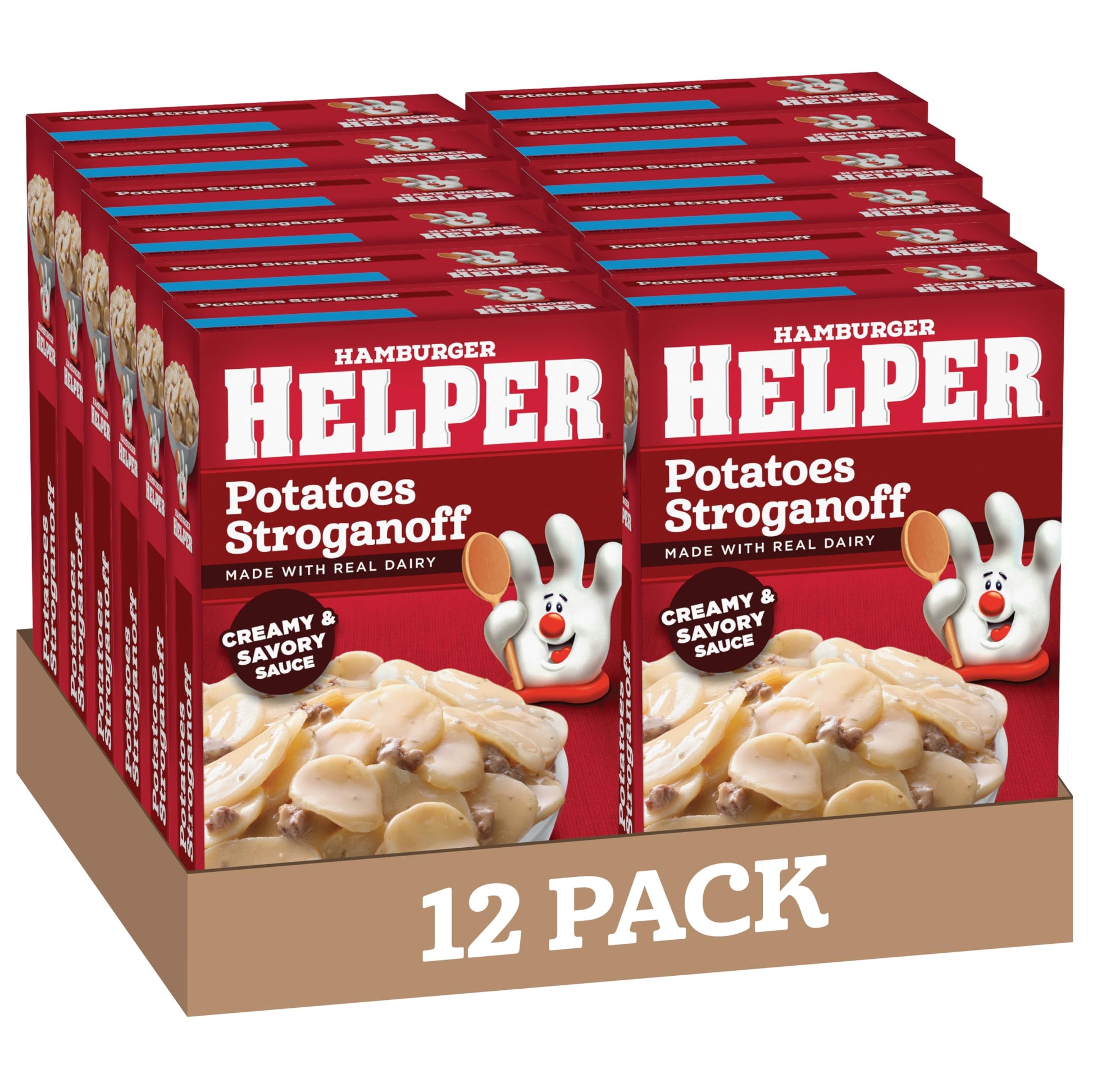 Hamburger Helper Potatoes Stroganoff, 5.0 Ounces, 12 Per Case