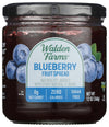 Walden Farms Blueberry Fruit Spread - Zero Calorie, Low Carb, Keto-Friendly, Vegan, Sugar-Free, Sweet Blueberry Flavor - 12 oz B