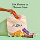 ALOHA Organic Plant Based Protein Bars - Vegan, Low Sugar, Gluten-Free, 12 Count, Chocolate Coconut Almond, Model 0842096109119