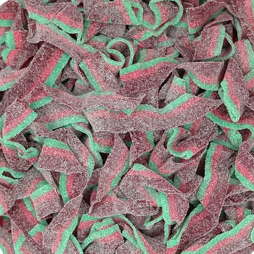 Sour Power Gummy Belts Candy (Sour Watermelon, 2 Pound)