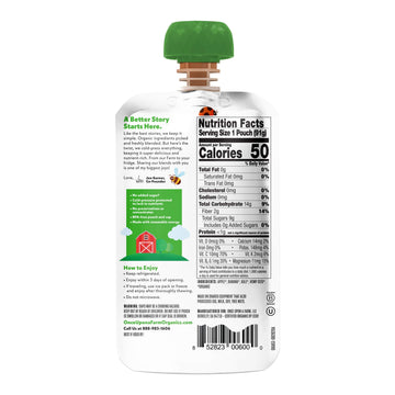 Once Upon A Farm, Organic Green Kale & Apples Pouch, 3.2 Ounce