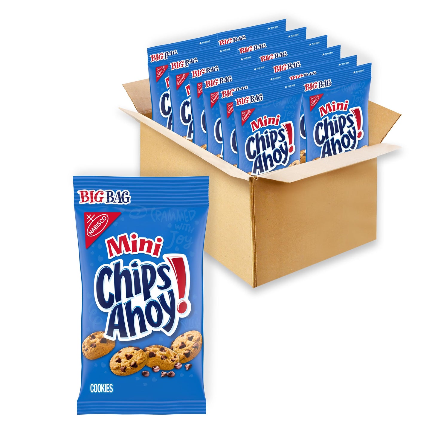 Chips Ahoy! Mini Original Chocolate Chip Cookies, 12 - 3 Oz Big Bags