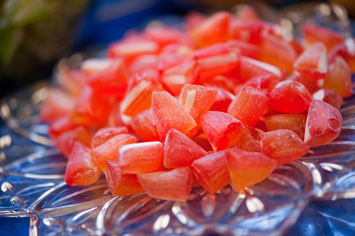 Butterfields Gourmet Old-Fashioned Peach Buds Hard Candy, Gluten Free, 1 Lb Bag, Made with 100% Pure Cane Sugar