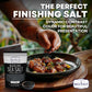 Hawaiian-Style Black Lava Sea Salt for Cooking & Finishing  Black Sea Salt with Activated Charcoal  5 oz Bag