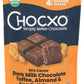 CHOCXO Organic Toffee Almond 69% Dark Milk Chocolate Snaps, 3.45 OZ