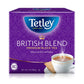 Tetley British Blend Premium Black Teabags, Rainforest Alliance Certified, Regular, 80 Count (Pack Of 12)