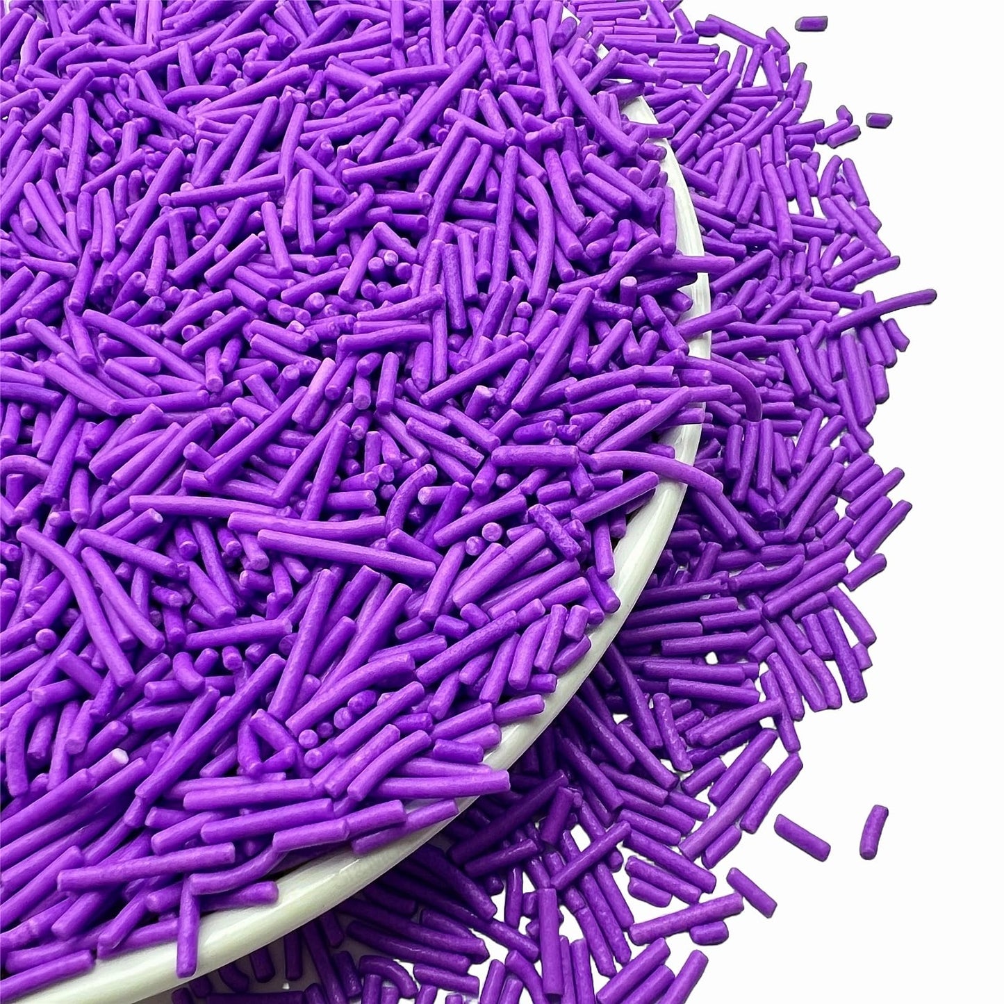 Se Si&Moos Purple Jimmies Sprinkles Purple Sprinkles For Cake Decorating Edible Crunchy Jimmies For Topping Ice Cream, Cookies,
