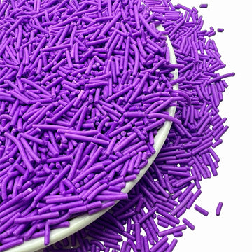Se Si&Moos Purple Jimmies Sprinkles Purple Sprinkles For Cake Decorating Edible Crunchy Jimmies For Topping Ice Cream, Cookies,