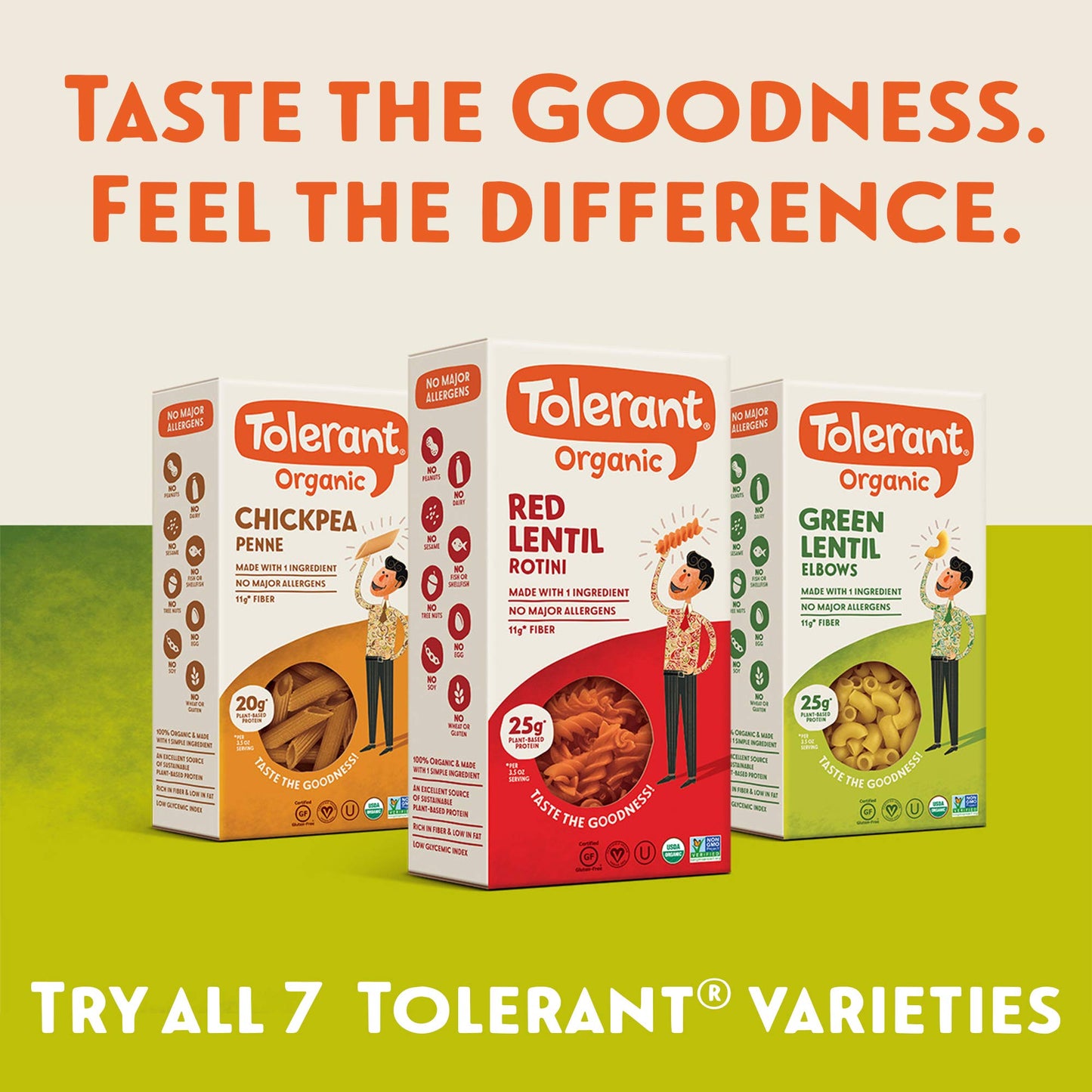 Tolerant Organic Pasta - Red Lentil Penne - Case Of 6 - 8 Oz.(D0102Hxxjqa.)
