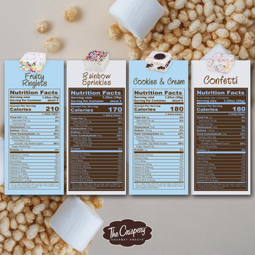 The Crispery Crispycakes Jumbo Pack – Assorted Flavor Marshmallow Rice Crispycakes, 12 Individually Wrapped, 5 Ounce