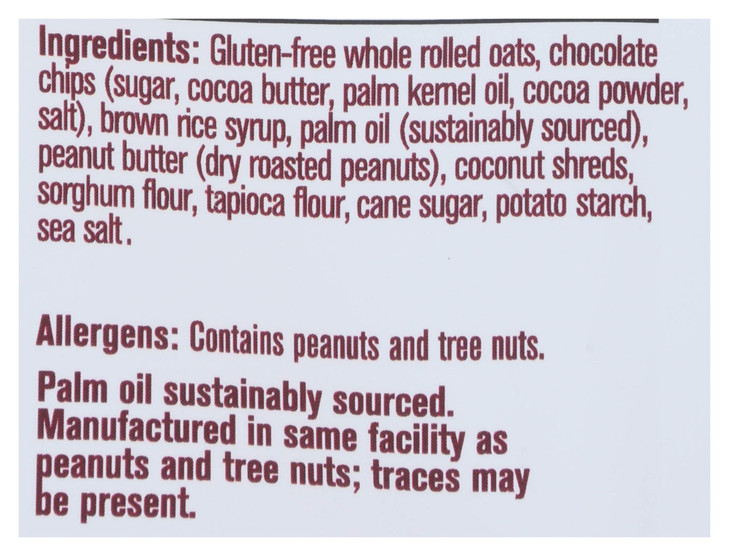 E&Cs Peanut Butter Chocolate Chip Heavenly Hunk Cookies 6 Oz